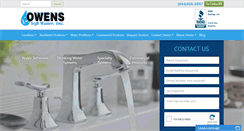 Desktop Screenshot of owenssoftwater.com